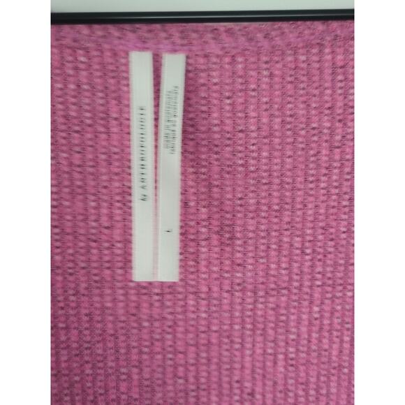 NEW Anthropologie Cozy Pink Draped Cowl Neck Top - Large - Picture 5 of 6